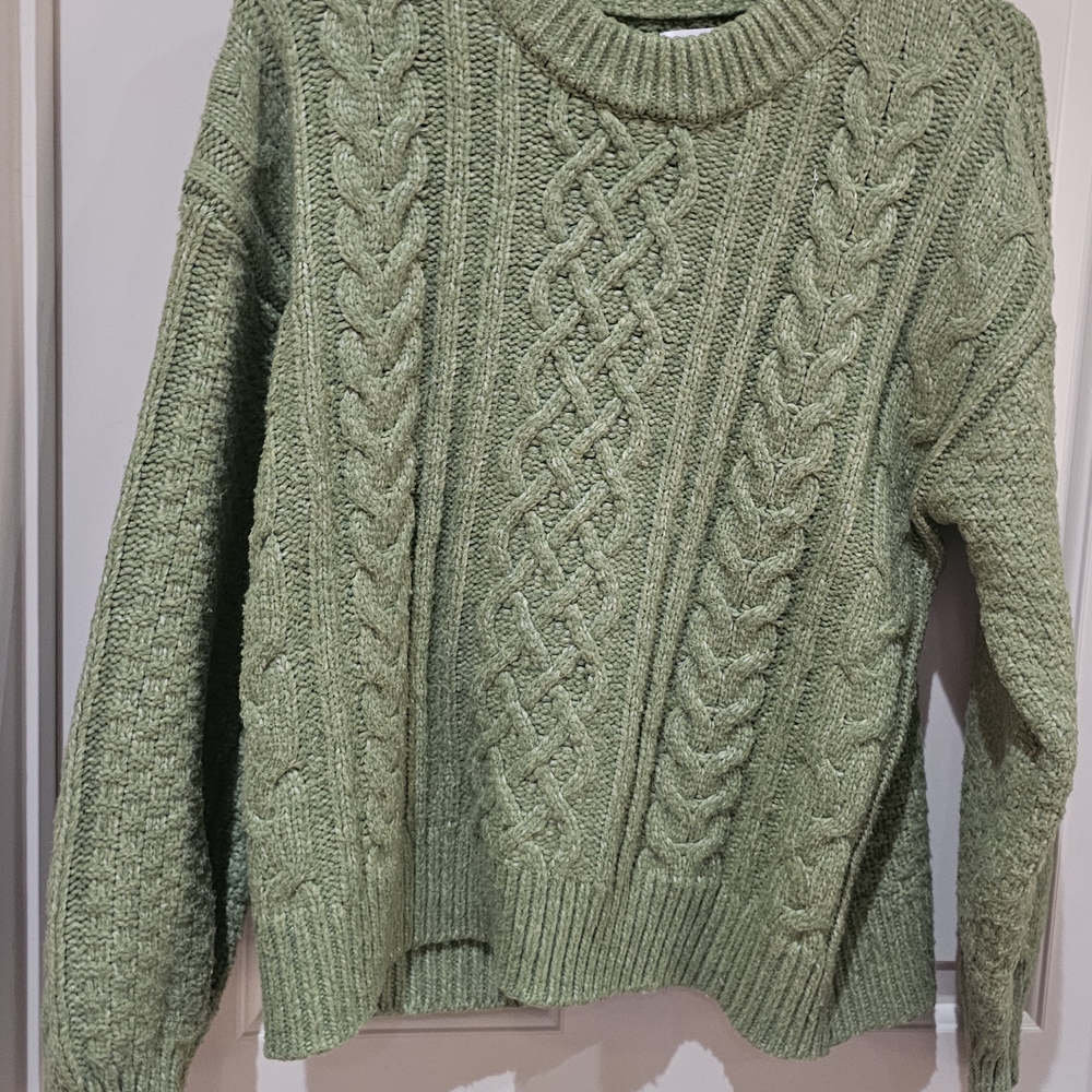 LC Lauren Conrad Sage Cable Knit Sweater